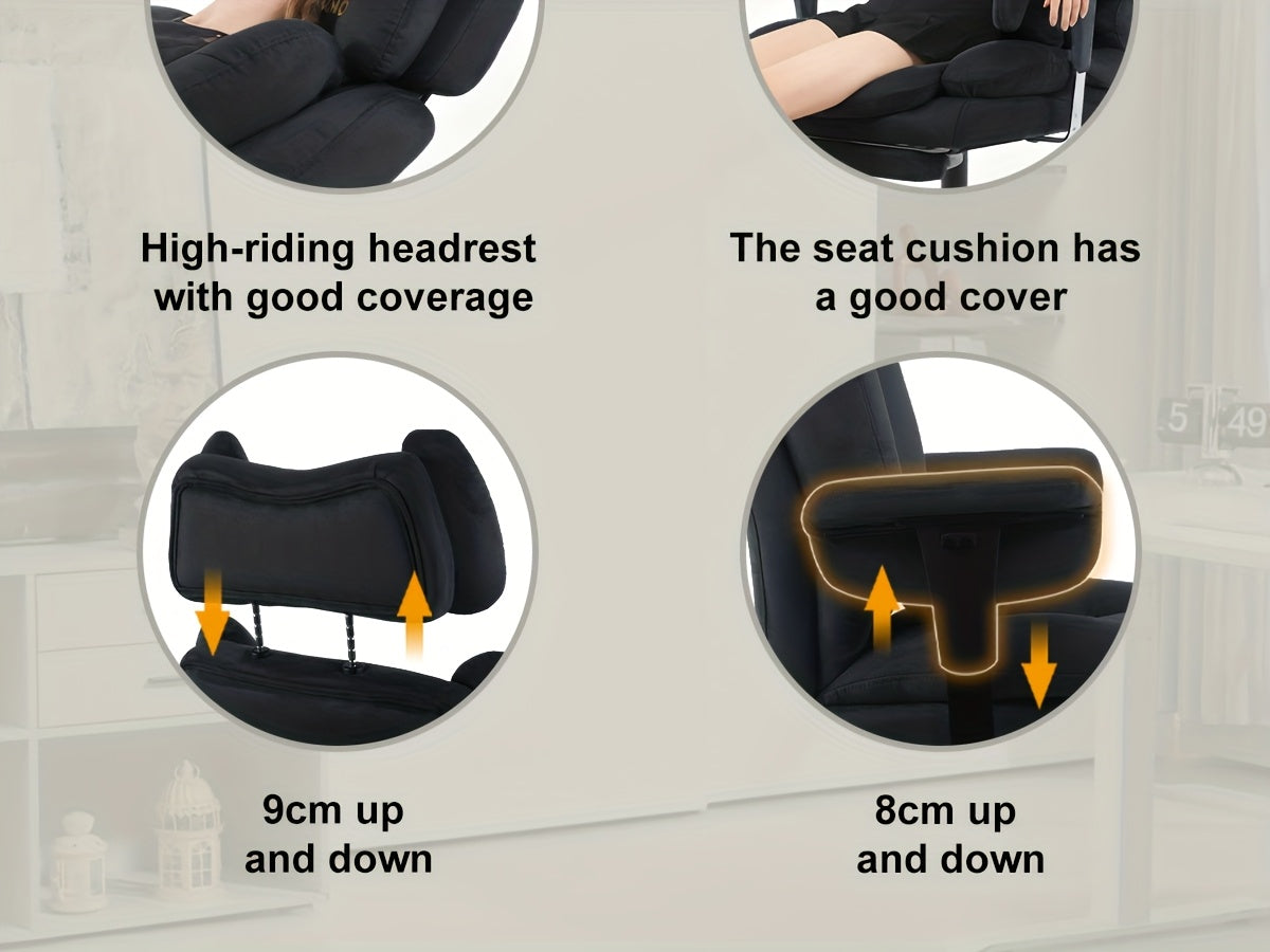 Fauteuil de gaming Symino, fauteuil canapé, nouveau design d'appui-tête et de dossier, fauteuil canapé ergonomique, confort enveloppant amélioré