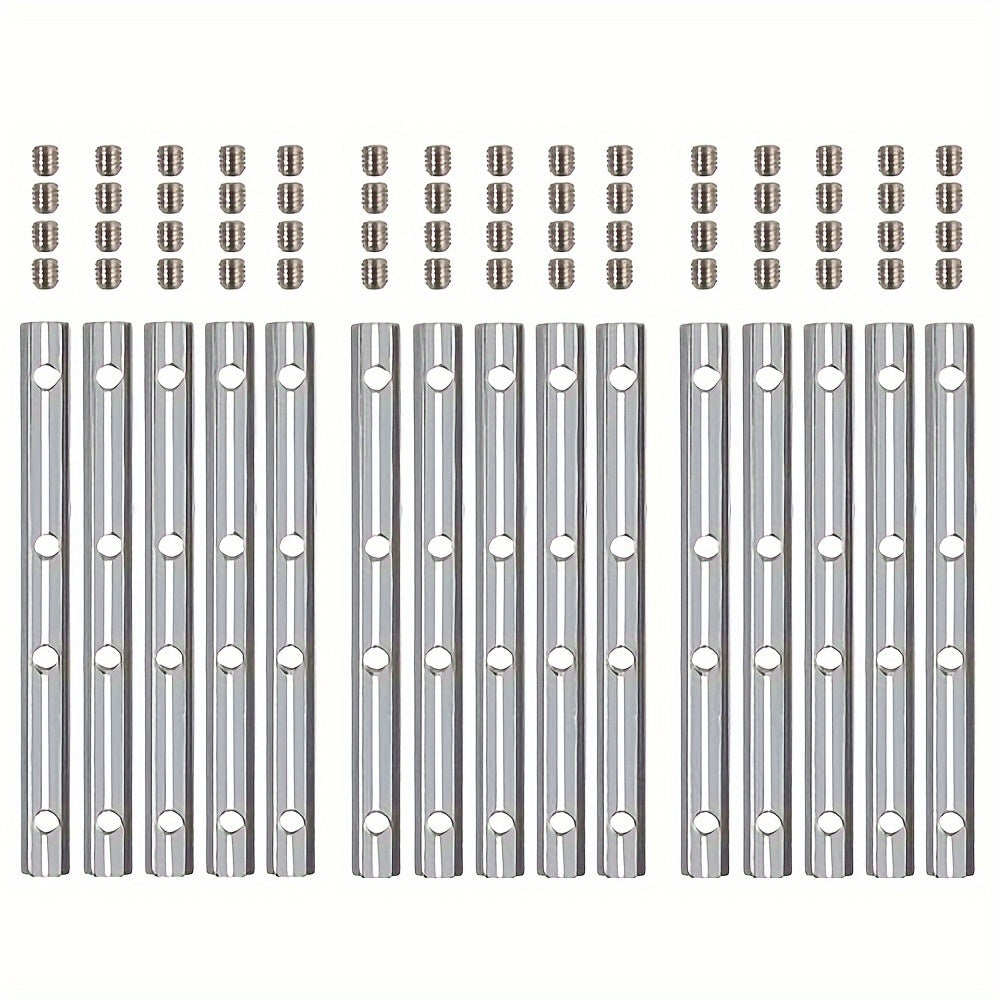 Connecteurs de profilés droits en aluminium pour pack 4-20, pour profilés en aluminium des séries 20/30/40, fente 6/8