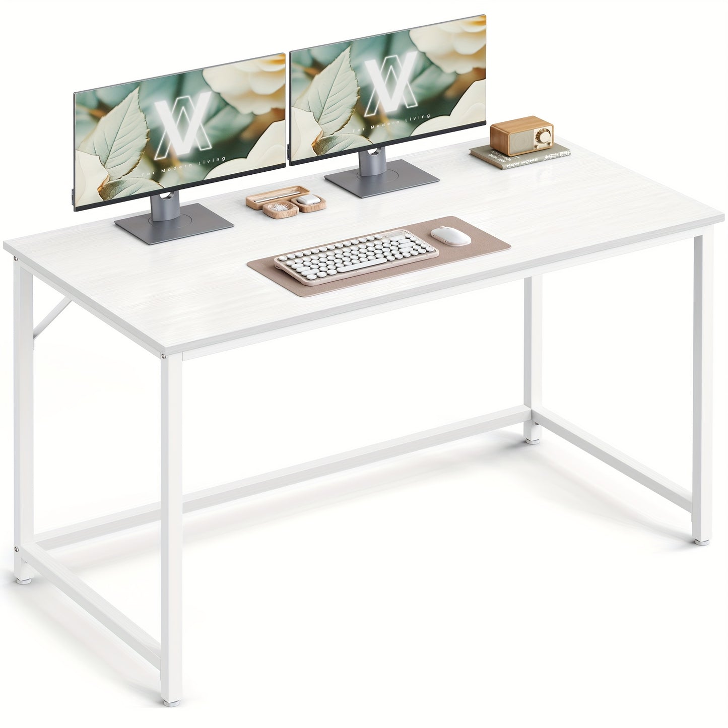 Meuble pour le travail ou l'étude, avec des dimensions de 120 x 60 x 76 cm, adapté à une salle d'étude, chambre ou salon
