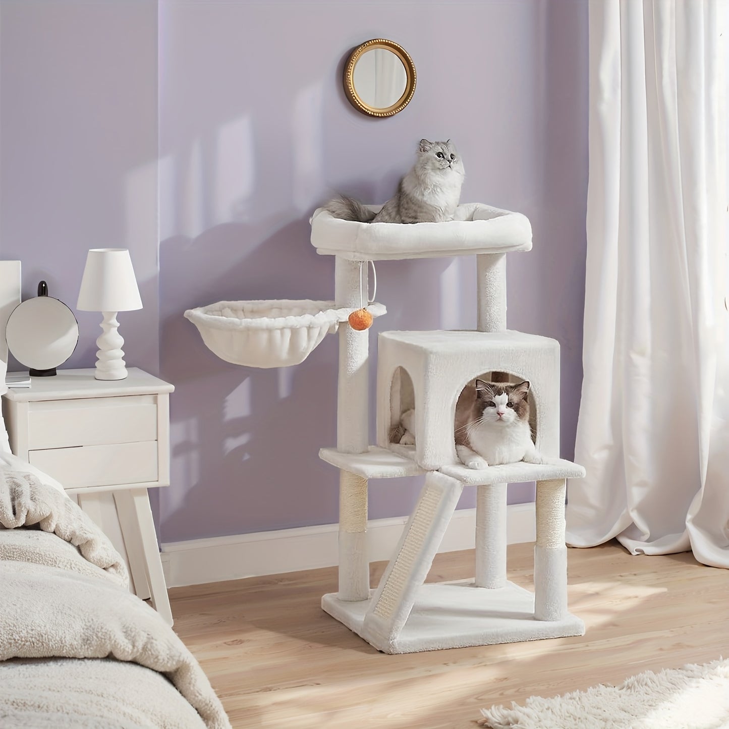 Arbres à chat et tours, Gris foncé pour animaux et maison – vue détaillée 8