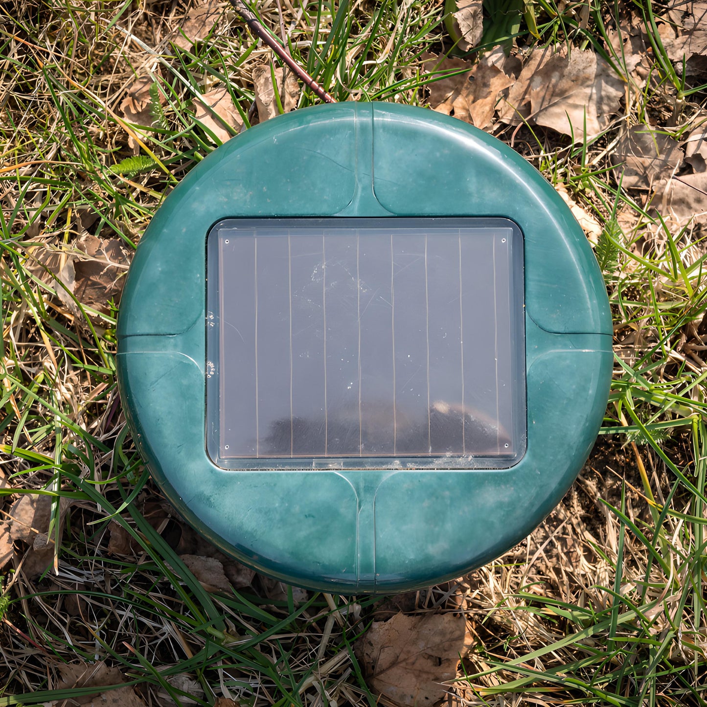 Lot de 2 Répulsifs Solaires Puissants pour Taupes, Campagnols et Rongeurs, Dissuasif Fort pour Petits Mammifères avec Émission de Son et de Vibrations, Fonctionnement Cyclique toutes les 40 Secondes, Portée jusqu'à 30 Mètres, Signal Acoustique Variable, F