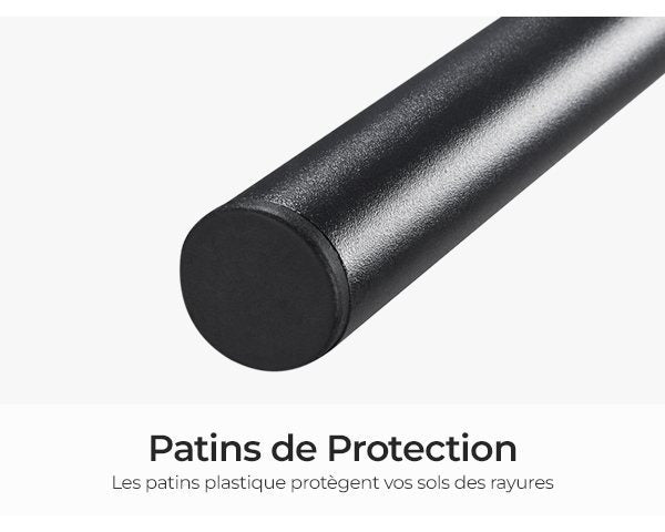Costoffs Cadre de Lit en Métal Moderne - Structure à 6 Pieds avec Tête de Lit Design en Forme X - Sommier à Lattes Métalliques et Grand Espace de Rangement Sous-lit - Idéal pour Chambre d'Invite, Dortoir ou Appoint - Style Industriel Élégant