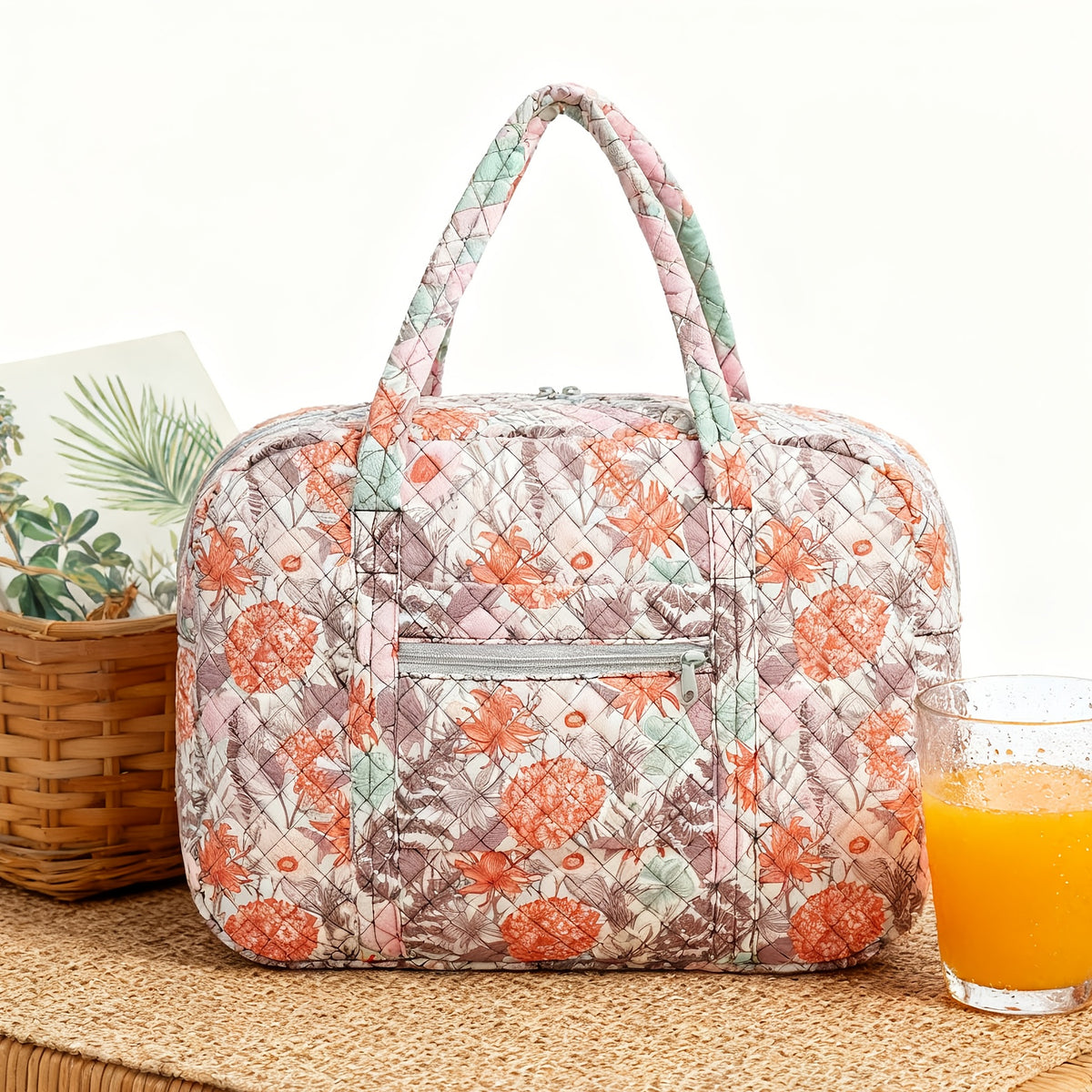 Sac de Sport et Voyage, Imprimé Léopard Rose pour camping et voyage – vue détaillée 21
