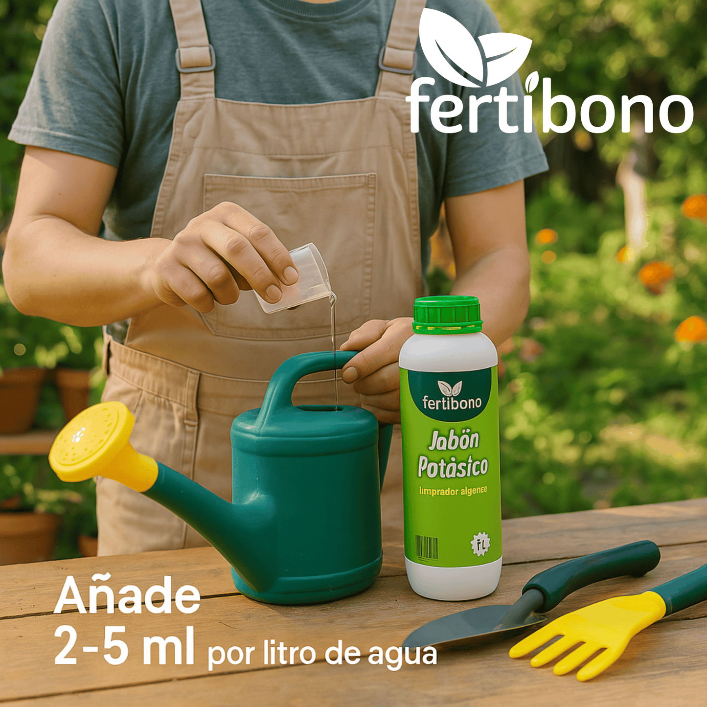 Savon au potassium et huile, 1L pour jardin et terrasse – vue détaillée 7