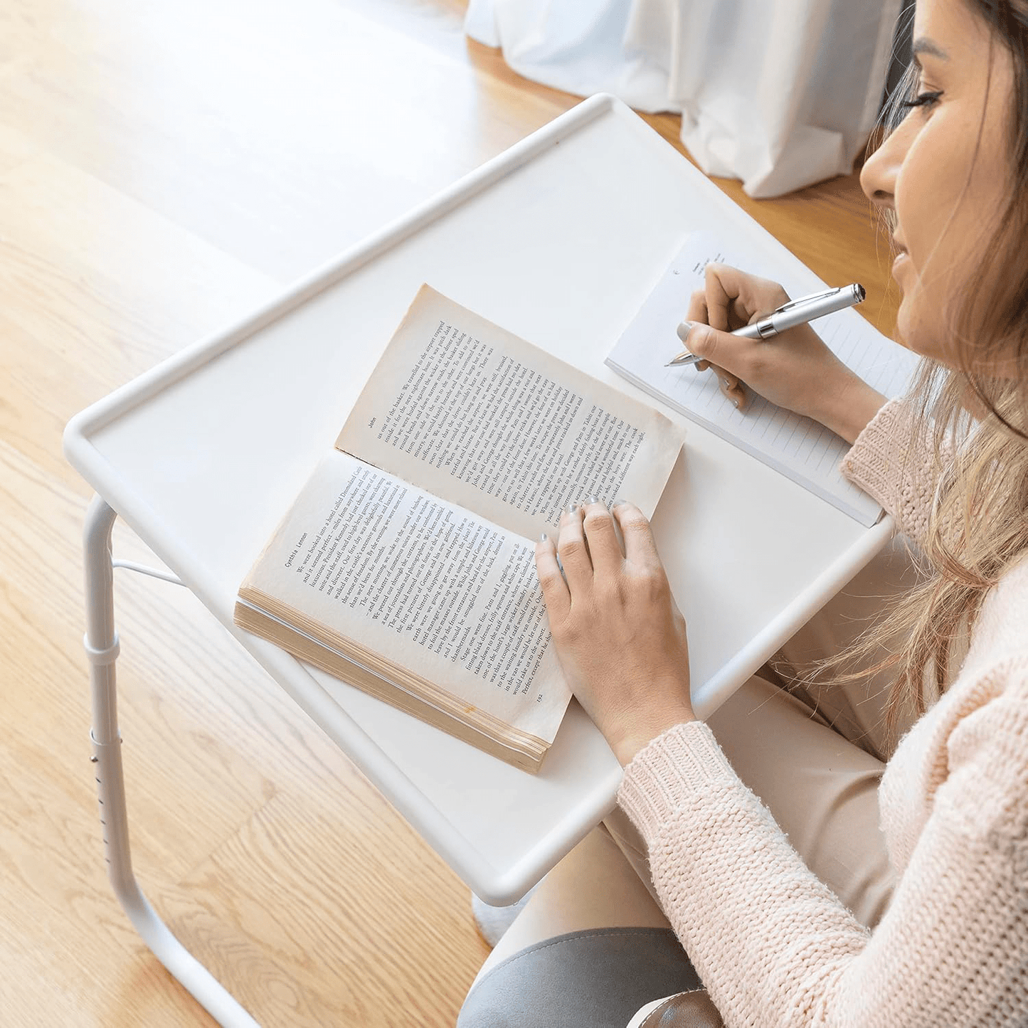 Table pliante, Blanc pour usage quotidien et pièce de vie – vue détaillée 14