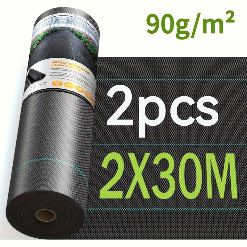 Toile anti-mauvaises herbes, 90 g pour jardin et terrasse – vue détaillée 19
