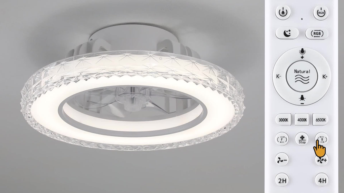 Ventilateur de Plafond ATEROLL, réglable pour cuisine et coin repas – vue détaillée 9