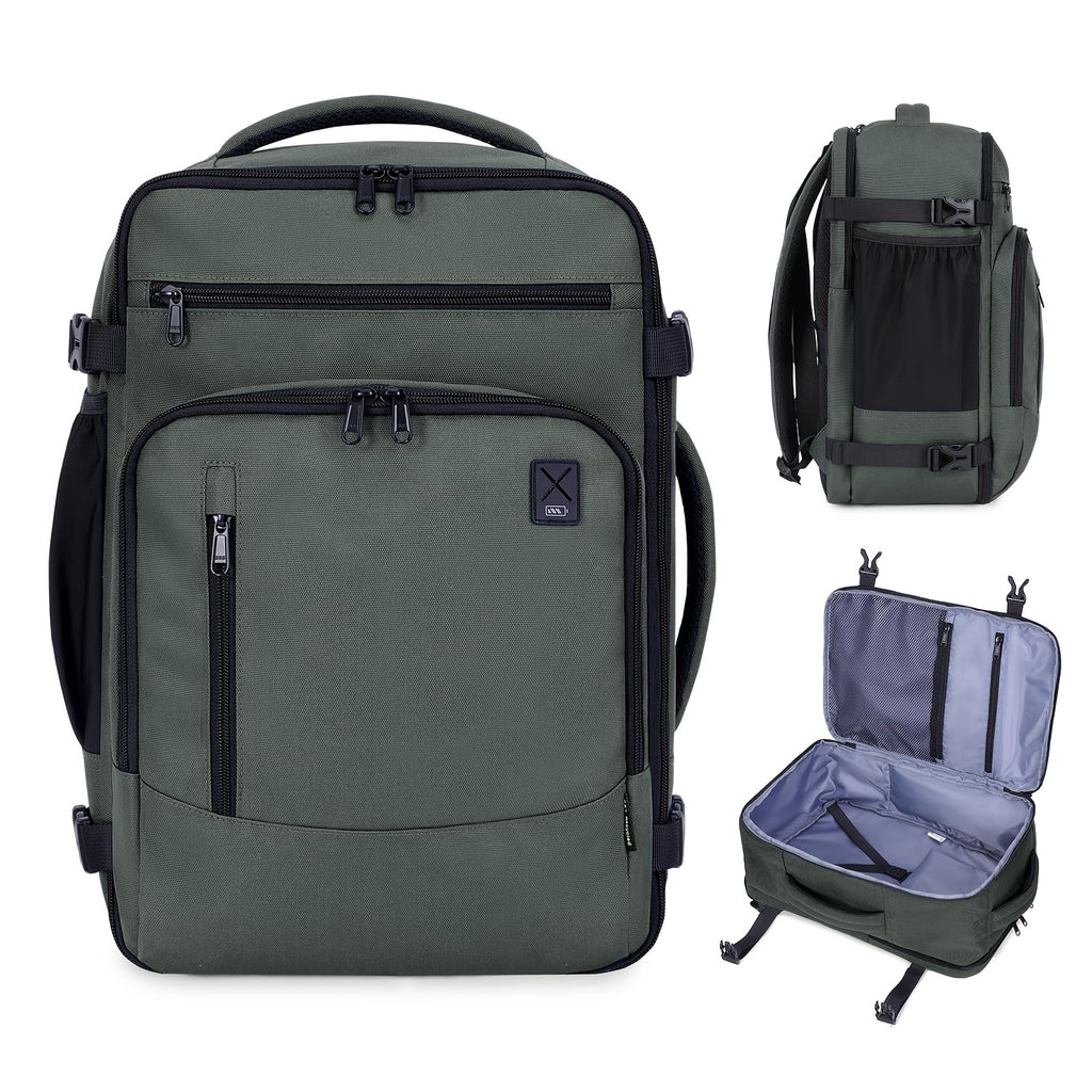 Sac Cabine Approuvé pour Avion 20L Capacité 40X20X25Cm Sac à Dos | Ordinateur Portable Sous Siège Bagage Cabine avec Poche Antivol | Sac de Vol Patenté pour Unisexe