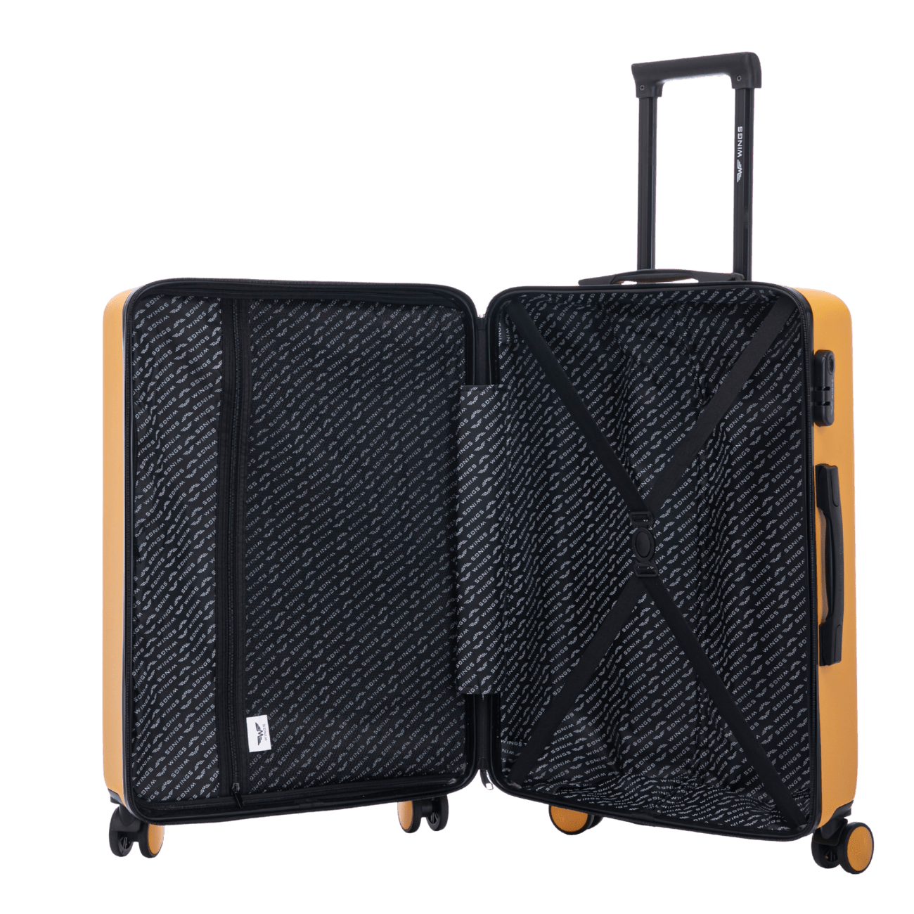 Valise à choisir entre XXL de grandes dimensions, environ 75 x 50 x 30 cm ou 64,5 x 44 x 26,5 cm ou Cabine 55 x 40 x 20 cm / Haute qualité 28" 24" 20" à choisir, Bagage cabine ABS+, Bagage à main avec serrure numérique et roues à 360°, 4 ROUES DOUBLE, Bag