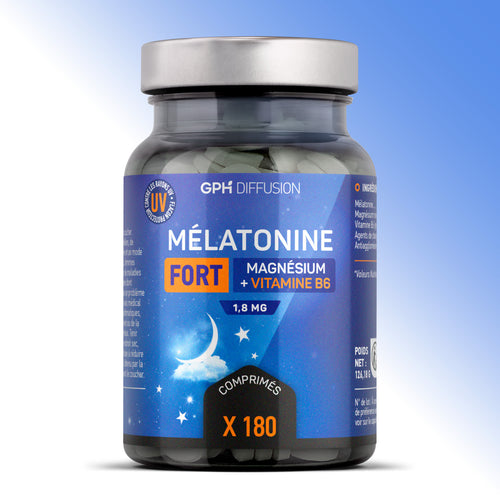 Mélatonine FORT - Comprimés 1,8 mg - GPH Diffusion