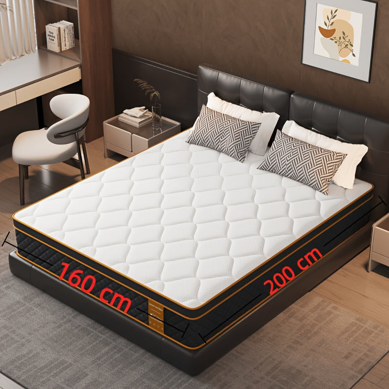 Matelas, matelas hybride à mousse à mémoire de forme de 10 pouces (en boîte), fermeté moyenne, ressorts à poche, soulagement de la pression, isolation des mouvements. Plusieurs tailles disponibles