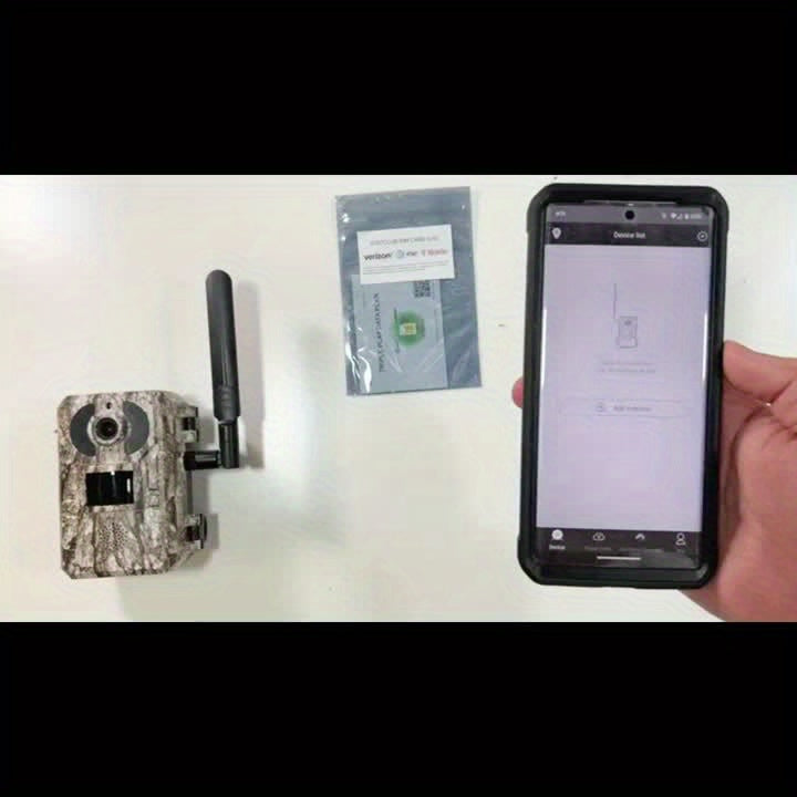 2 Caméras Cellulaires 4G LTE avec Vue en Direct 2.7K, Vision Nocturne Ultra HD, Carte SIM Intégrée, Accès Téléphonique à Distance, Fonction d'Activation de Mouvement en 0,2s, Panneau Solaire pour Zones sans Signal WiFi, Idéal pour la Chasse en Plein Air