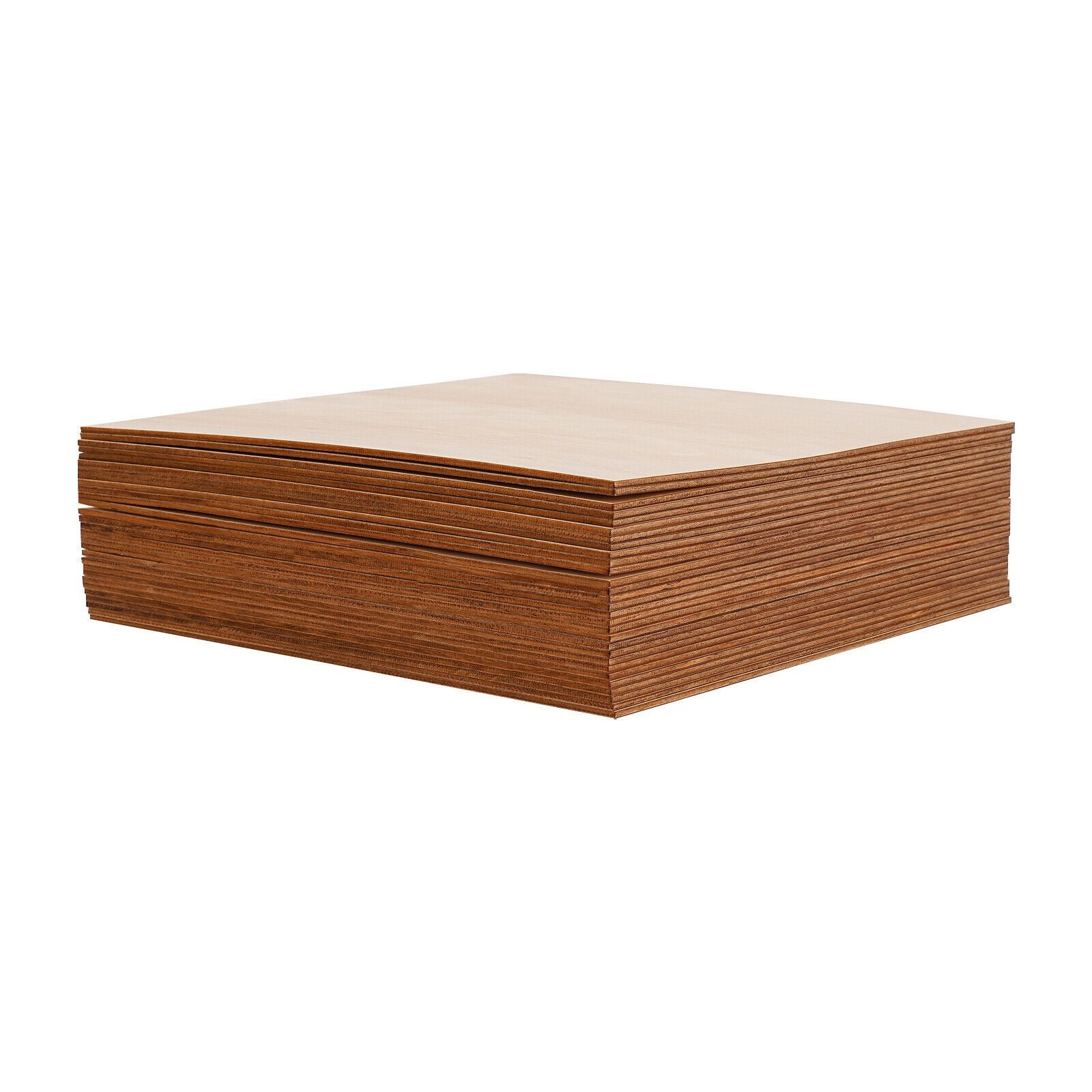 30 packs de plaques de bois de tilleul, planche de contreplaqué 1/8 pouce, planches de bois non finies pour les travaux manuels