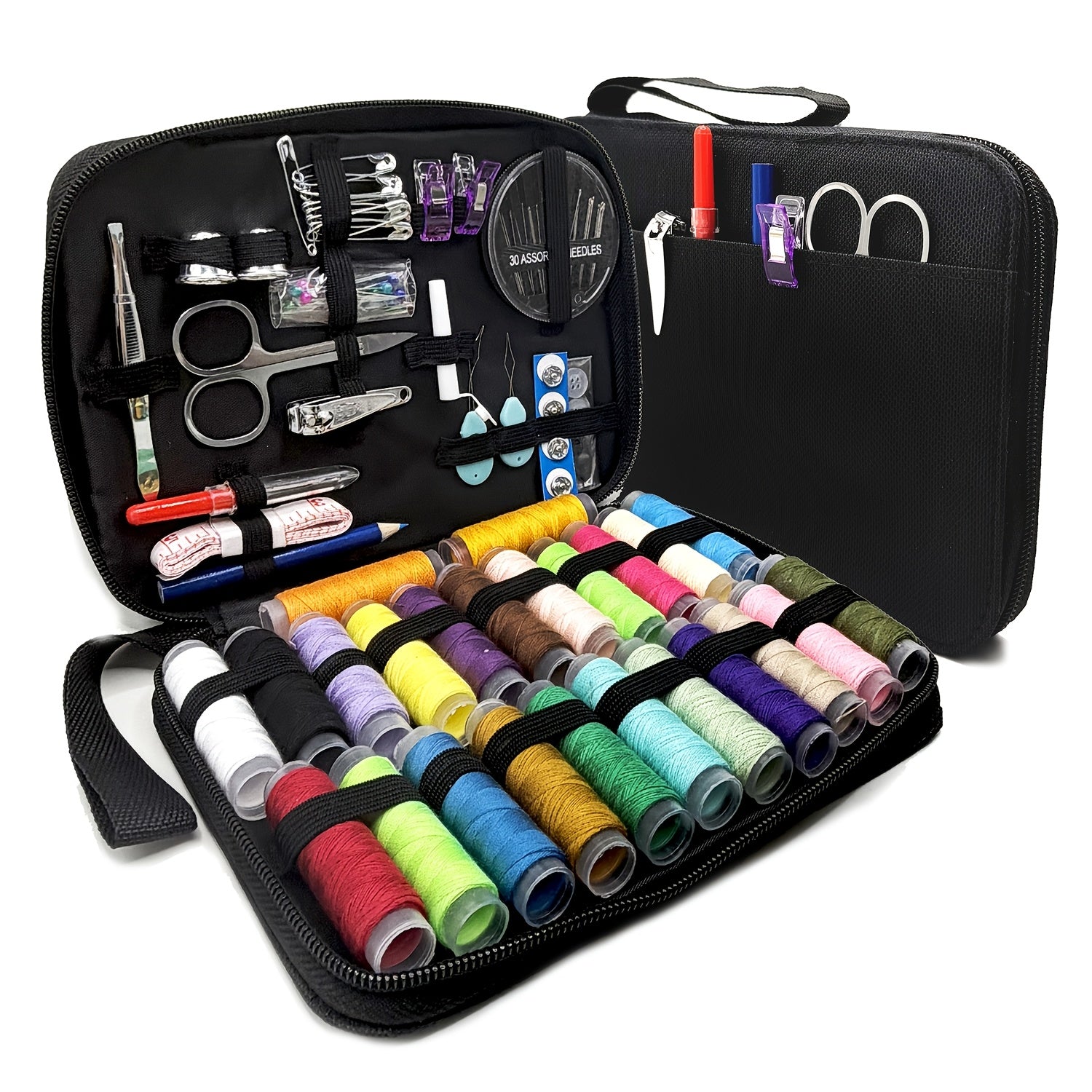 Kit de 100 aiguilles et fils à coudre