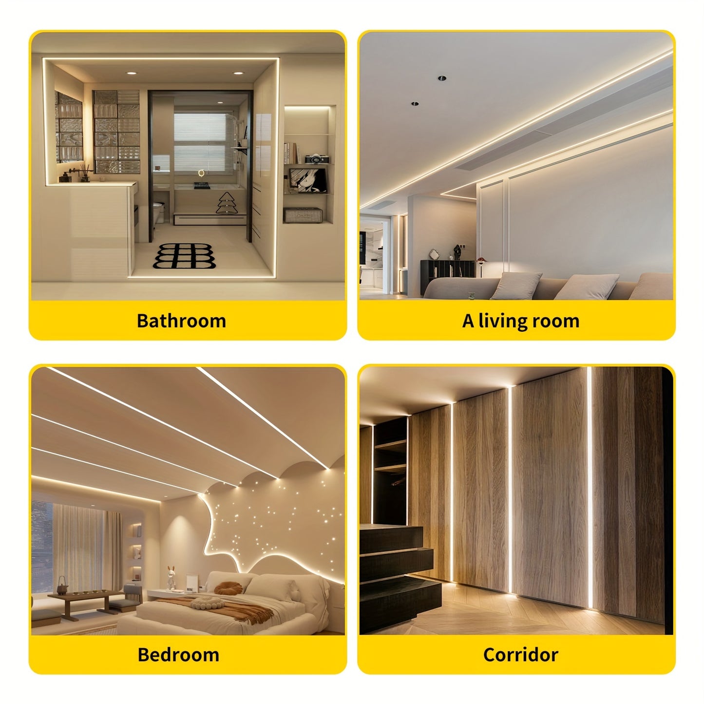 Bande Lumineuse LED AC 220V 230V, 120 LED/mètre 7W/mètre Ruban LED Adhésif, Ruban LED, Blanc ou Blanc Chaud pour Cuisine, Décoration de Pièce, Éclairage Intérieur avec Prise et Interrupteur EU