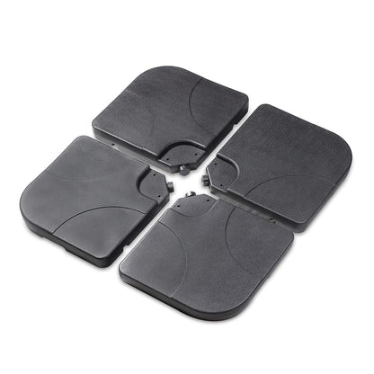 Support de parasol à manivelle pour parapluie de marché, pare-soleil à croisillon de sol, noir, 100 kg
