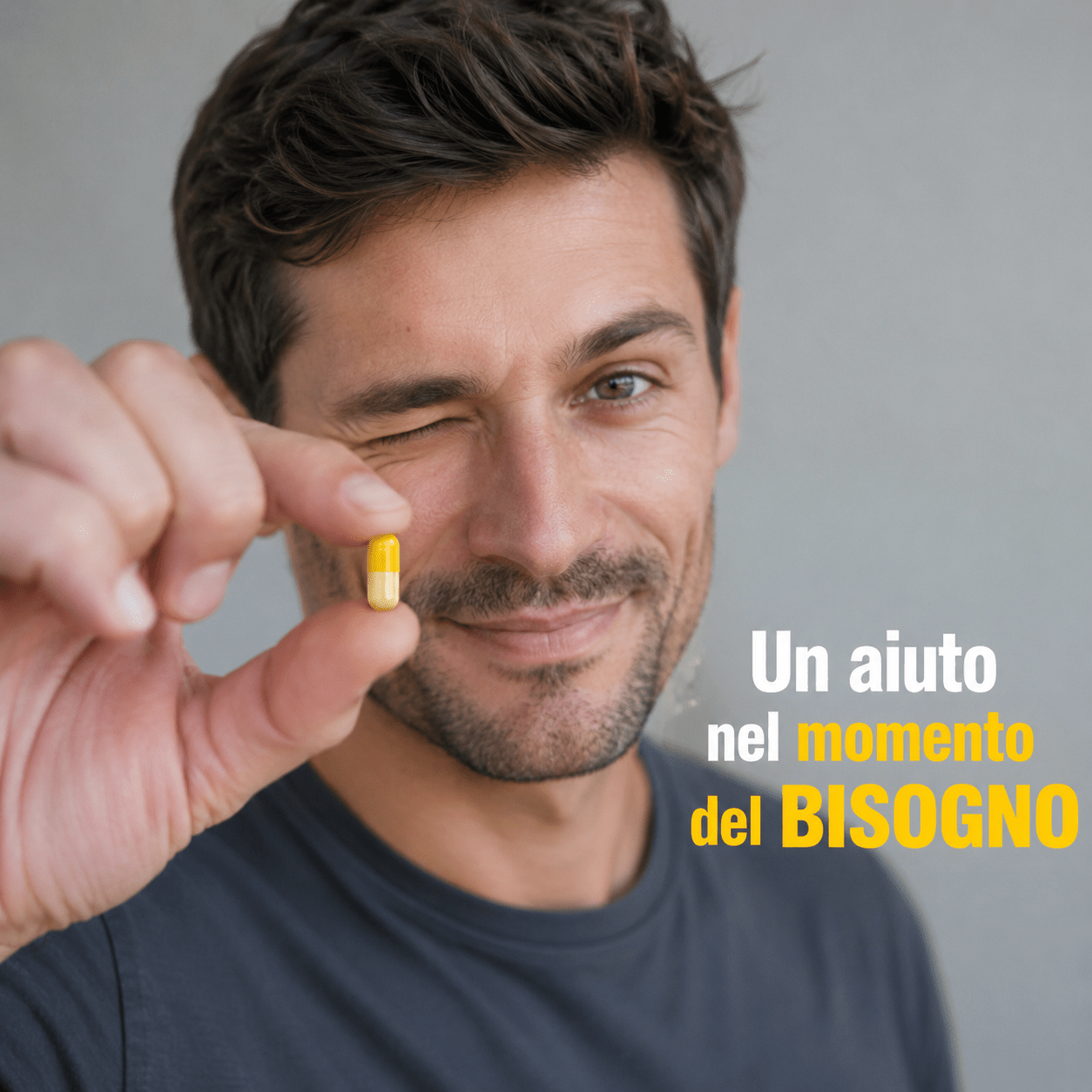 Intégrateur Homme avec Maca Jaune, Arginine, Citrulline et Curcuma - Livraison Rapide depuis le Magasin Local - 30 Capsules Fabriquées en Italie