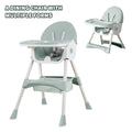 Chaise Haute Bébé Cochildor, Chaise Haute pour Enfant avec Plateau, Chaise de Repas pour Bébé à Hauteur Réglable, Siège Repose-pieds pour Enfant avec Fonction Pliable