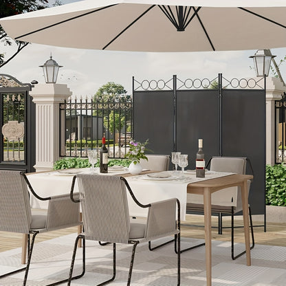 Pare-vue 1 pièce, durable et pliable, convient pour une utilisation intérieure et extérieure, jardins, balcons et terrasses, offre de l'intimité, facile à assembler, démonter et nettoyer