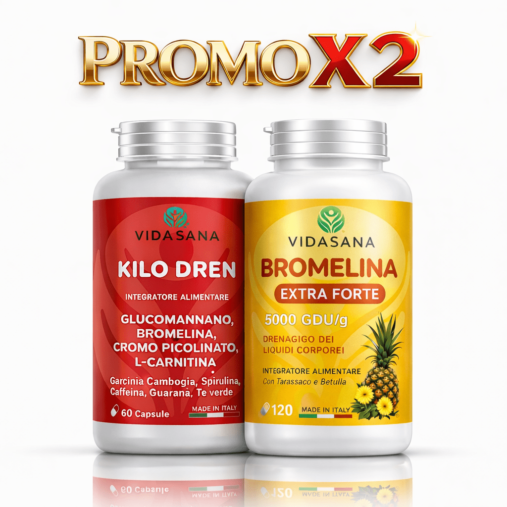 [PROMOTION 2pièces] 2 KILODREN + BROMÉLINE pour Femme et Homme, Intégrateurs pour une Silhouette Parfaite au Quotidien - Extraits Naturels