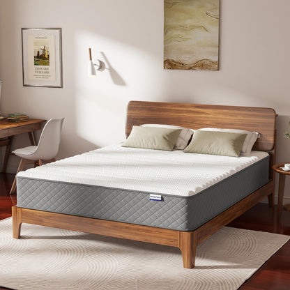 Matelas 140 x 200 cm - Dureté H3 Le matelas hybride à ressorts ensachés et mousse à mémoire de forme en boîte pour un soutien ultime et un soulagement de la pression, Matelas de lit