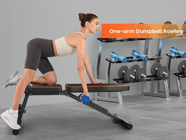 GartistGo Banc de musculation pliable et ajustable, 300KG/660LB Banc de musculation pliable et rapide pour la maison, l'entraînement, la salle de sport
