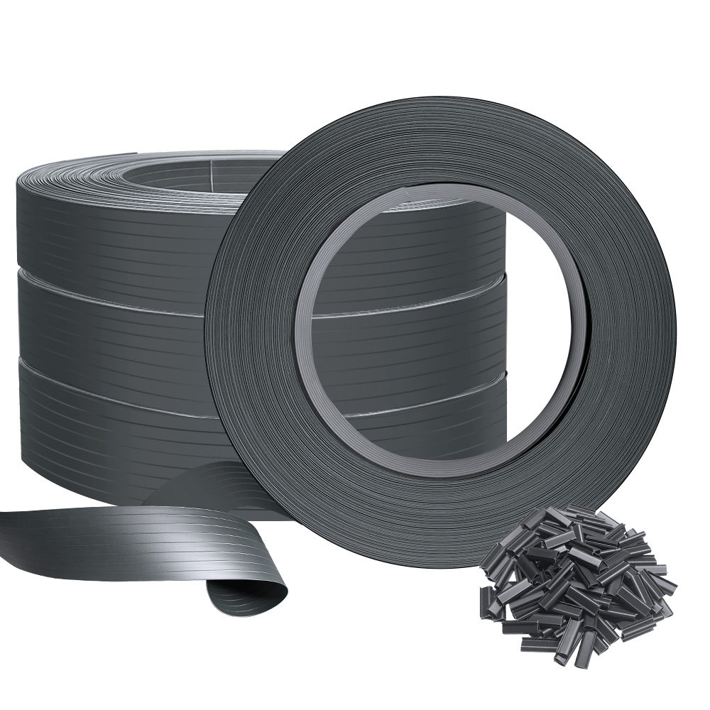 VOUNOT Kit Lamelles Occultantes PVC Brise Vue 300m x 4.7cm avec 600 Clips Clôture Rigide Protection Intimité