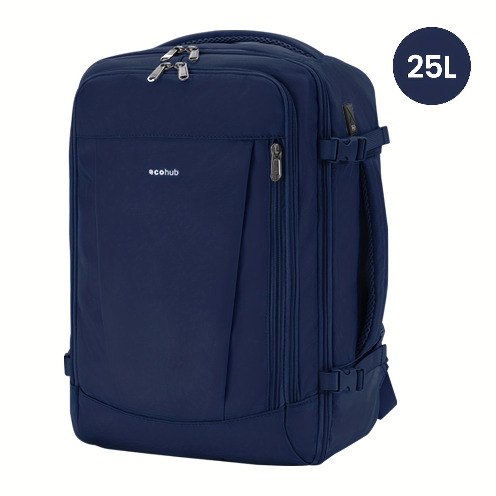 Sac à dos de voyage 43.18cm approuvé pour les vols - Sac à main à 13 poches avec sangle de bagage, sac de voyage léger adapté aux hommes, aux femmes et aux familles - Articles de voyage essentiels pour les voyages d'affaires et les vacances