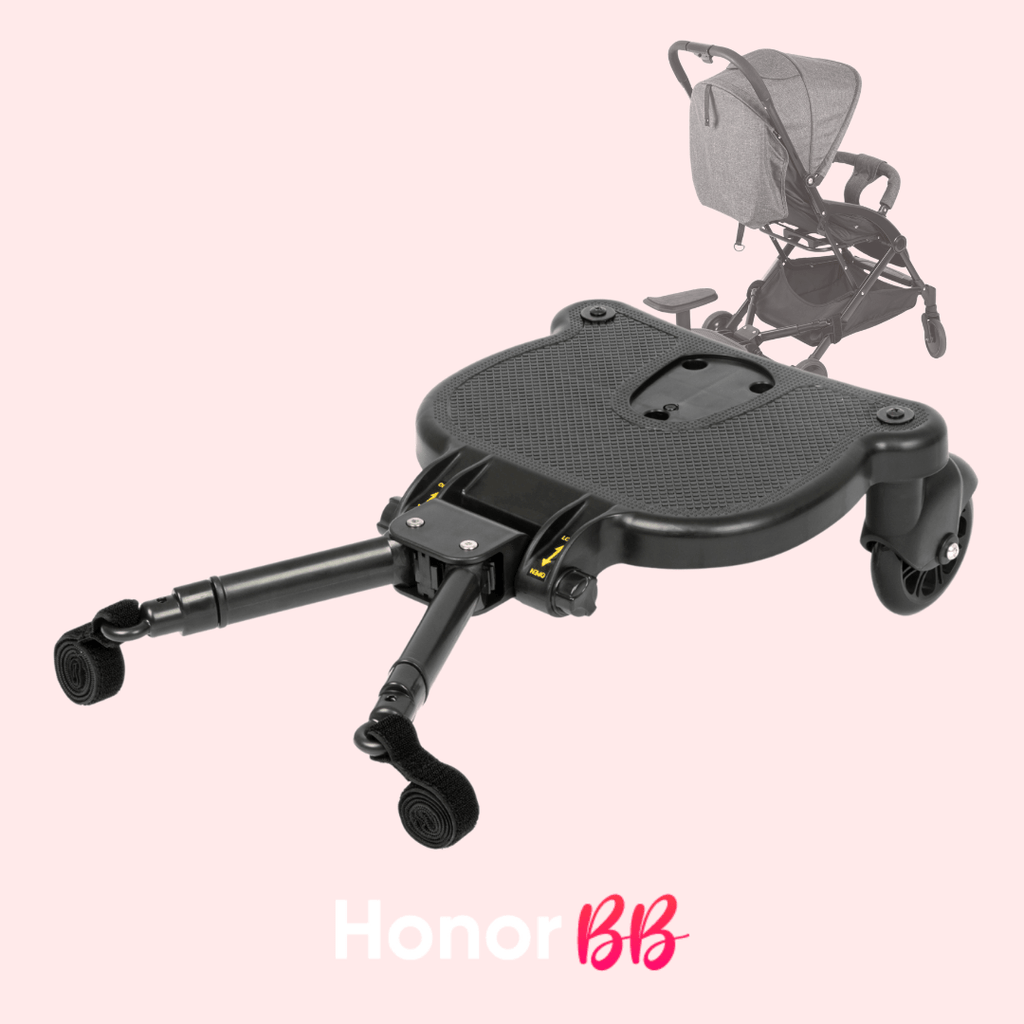 Honor BB Planche Universelle Roalleasy pour Poussettes – Support Stable et Sécurisé pour Enfant, Facile à Installer, Compatible avec la Plupart des Poussettes, Confortable et Pratique pour Déplacements en Famille, Idéal pour Marcher et Voyager avec Bébé e