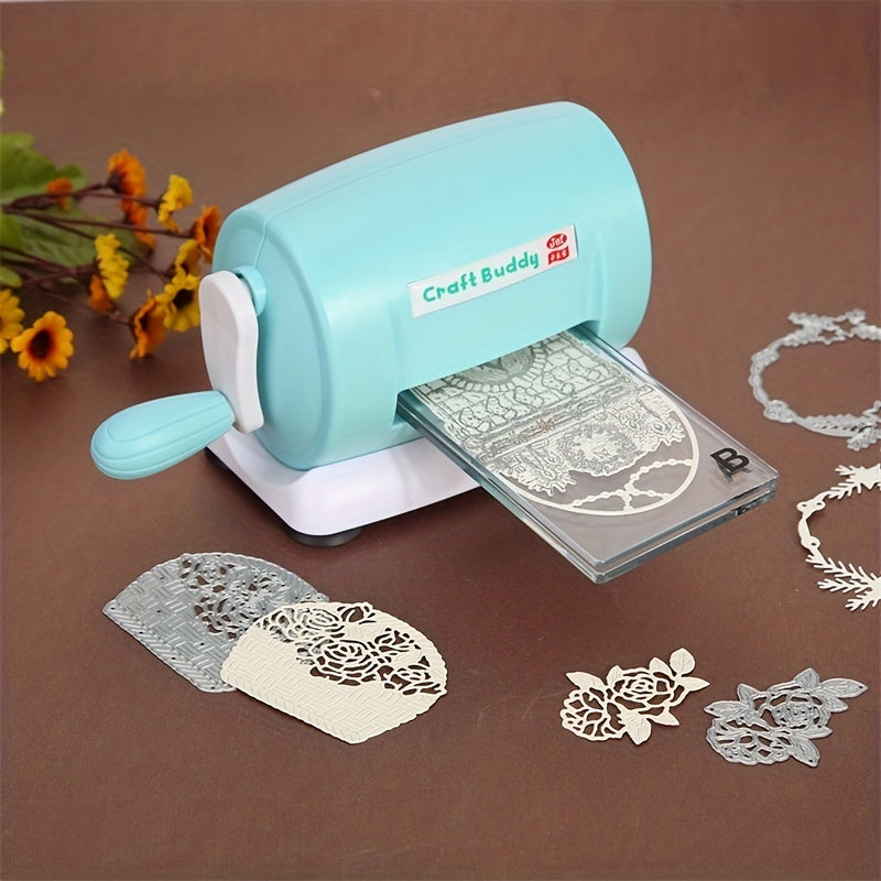 Lot de 5 couleurs machine de découpe et gaufrage pour scrapbooking, 1 set de tampons de découpe en acrylique A et B pour papier scrapbooking, outil de coupe, matériau PE, sans batterie