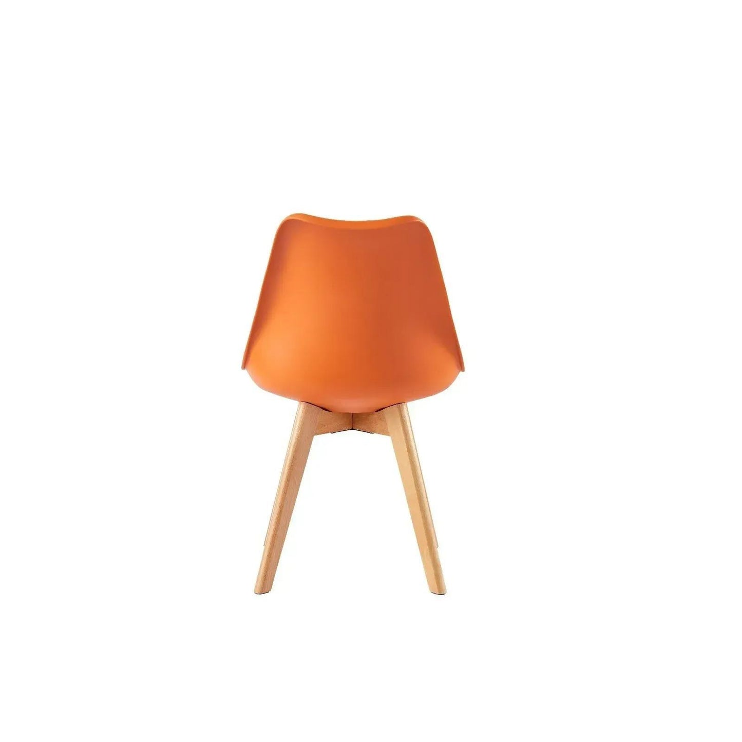 Ensemble de 4 chaises de salle à manger MCC Direct, chaises de cuisine, chaises de bureau, chaise coquille de designer, "Eva" disponible en 7 couleurs tendance