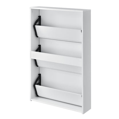 Armoire à chaussures Vogar avec portes miroir de différentes couleurs et tailles