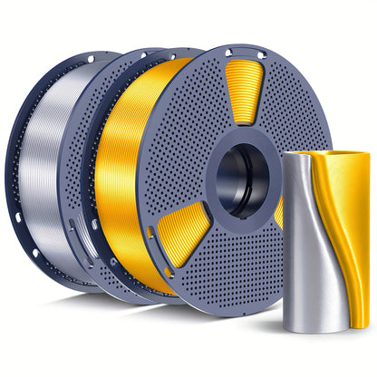 Filament PLA SUNLU 2Kg (4.4Lbs), Filament d'imprimante 3D brillant 1.75Mm, Surface lisse, Facile à imprimer pour les imprimantes 3D, Précision dimensionnelle +/- 0.02Mm, Options de couleurs multiples