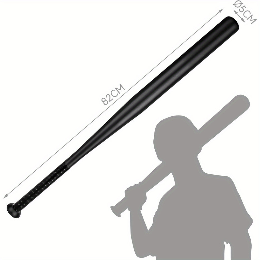 32 in (81,28 cm) Baseballschläger en aluminium avec poignée antidérapante pour le sport de baseball noir