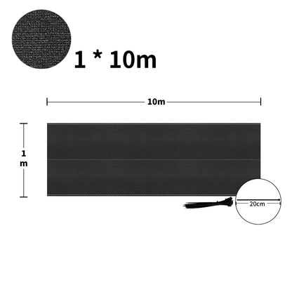 Écran de Clôture et Filet d'Ombre Haute Densité -UV - Résistant au Vent en HDPE, Idéal pour Terrains de Sport, Jardins, Courts de Tennis - Tissu d'Ombre Extérieur à Installer