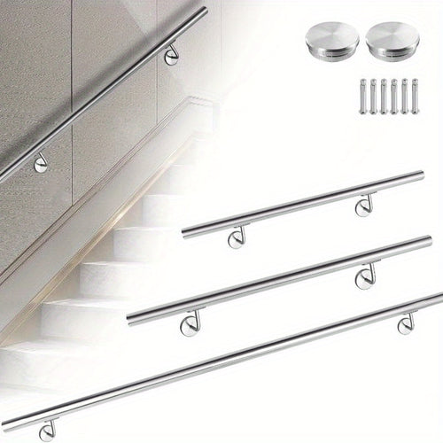Main courante en acier inoxydable avec main courante de connexion murale adaptée aux escaliers de jardin et balustrade de balcon