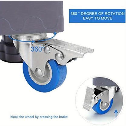 Pied de machine à laver 40-68 cm, base de support réglable pour lève-meuble, pour sèche-linge, machine à laver et réfrigérateur