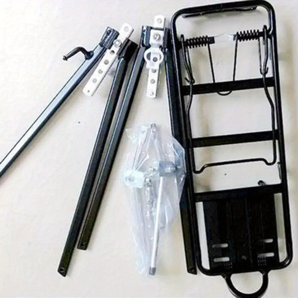 Porte-bagages en aluminium pour vélo, adapté au montage sur la tige de selle, 24, 26, 28, noir.
