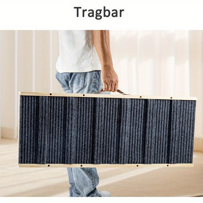 Escaliers pour Chiens Pliables et Réglables en Hauteur, Marches Antidérapantes, Capacité de Charge Jusqu'à 80 kg, Plage de Réglage de 30 cm à 60 cm