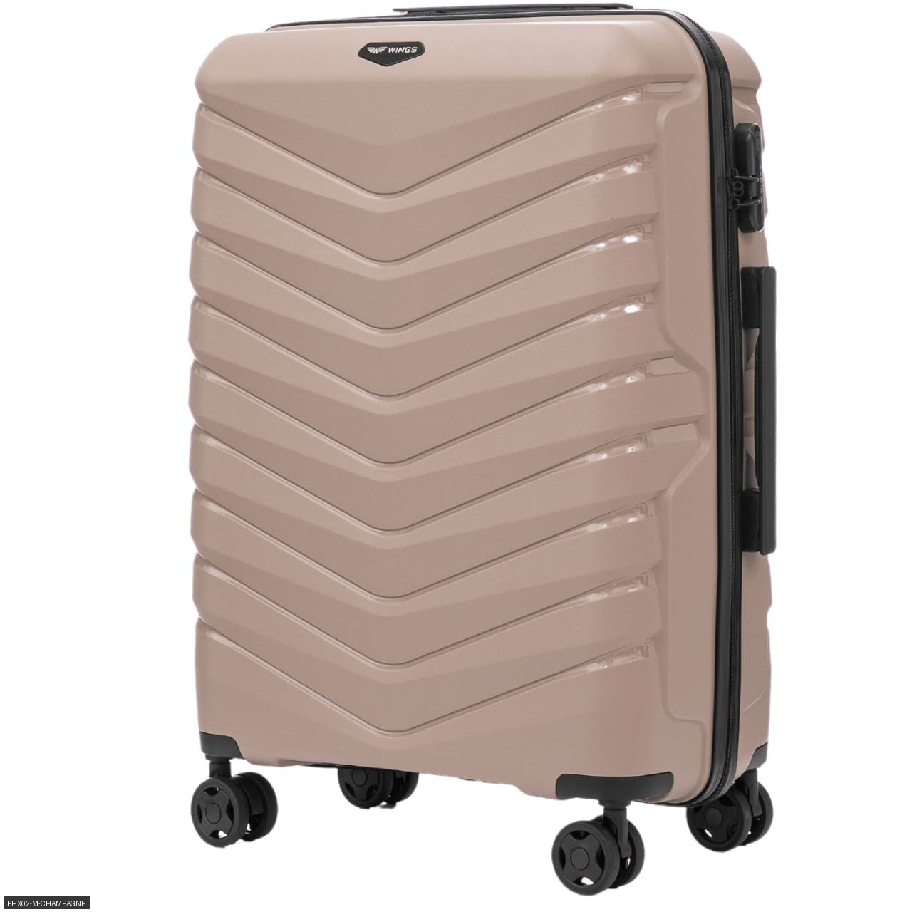 Options de bagages / Polypropylène TSA / 28" 24" 20" 18" pouces / Dimensions environ 75 x 50 x 30 cm ou 68 x 41 x 25 cm ou taille cabine 55 x 40 x 20 cm ou bagage à main 50 x 34 x 18 cm avec roues amovibles / Bagage à main ABS+ de haute qualité, bagage de