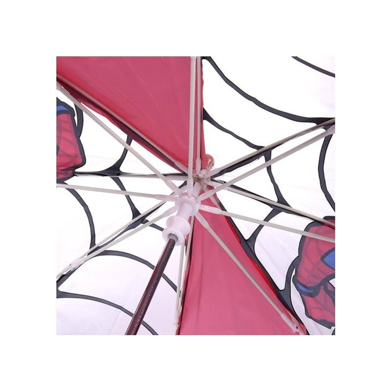 Parapluie de pluie transparent et multicolore en forme de cloche pour enfants SPIDER