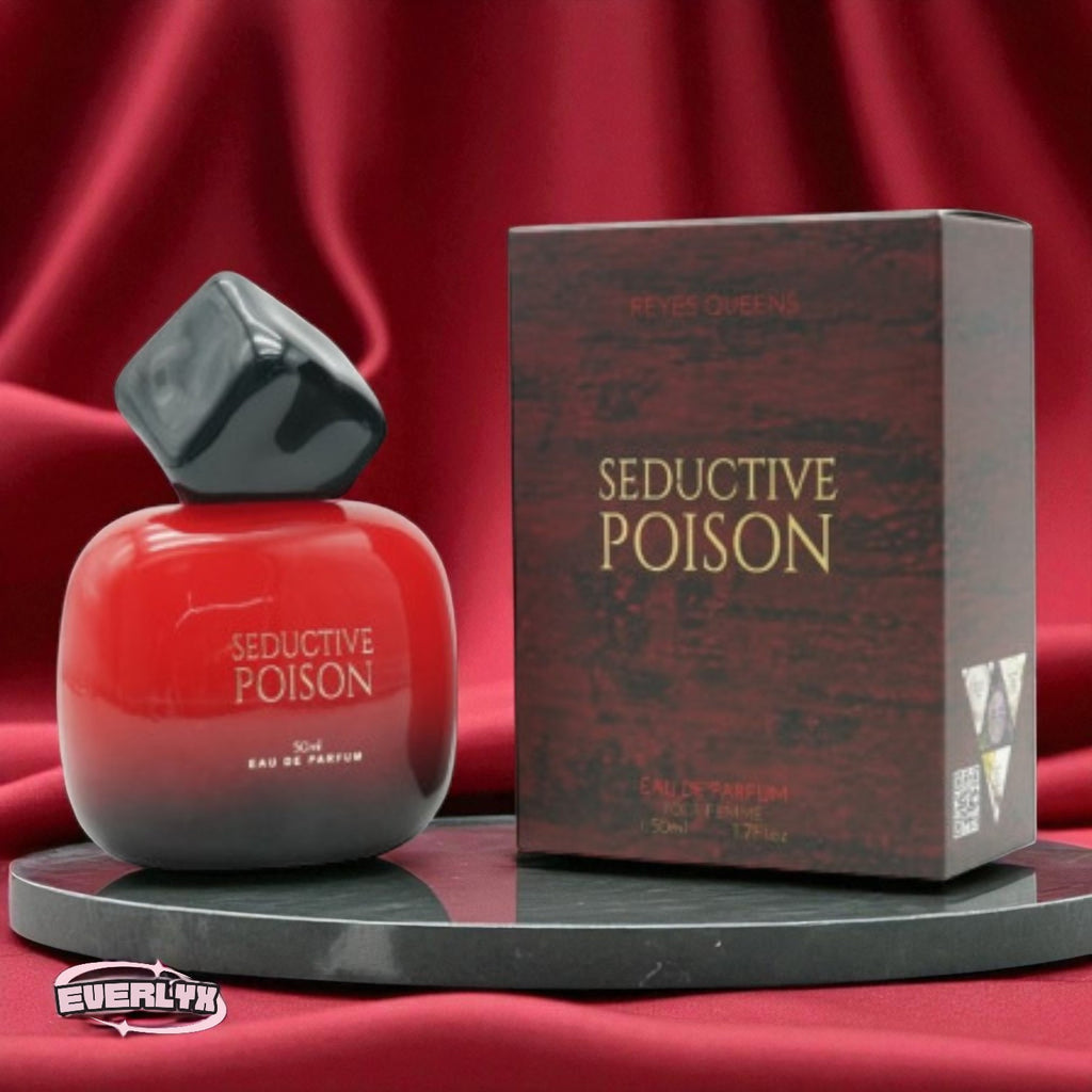 Everlyx - Reyes Queens Seductive Poison Eau de Parfum 50ml, Parfum Intense et Enveloppant aux Notes Douces et Épicées Combinées à une Base Chaude et Profonde
