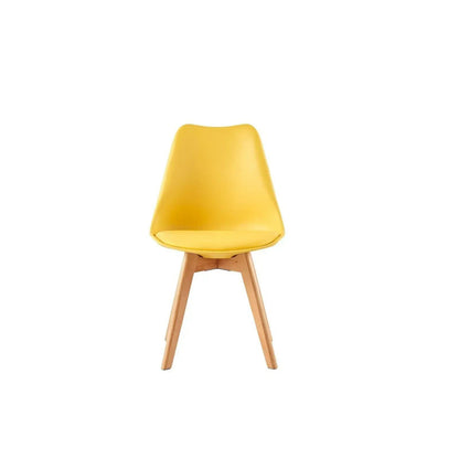 Ensemble de 2 chaises de salle à manger MCC Direct, chaise de cuisine, chaise de bureau, chaise de salon, chaise coquille de designer Eva, disponible en 7 couleurs
