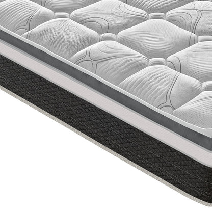 Matelas en mousse à mémoire de forme, orthopédique et indéformable, 30 cm de hauteur, 13 zones de confort, fabriqué en Italie, maximum de respirabilité, système de soulagement des points de pression disponible en différentes tailles
