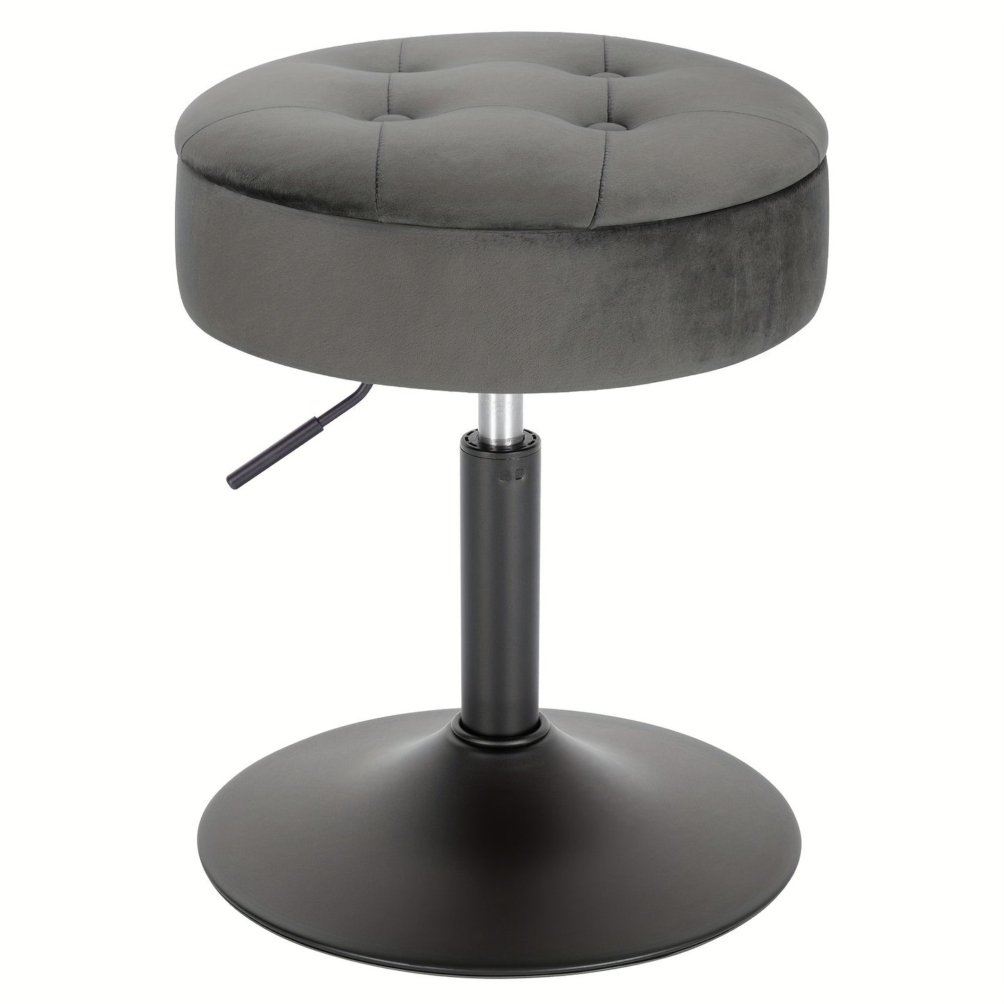 1pc Tabouret Réglable Tabouret de Travail Tabouret de Bureau Avec Rangement Tabouret de Bar en Velours Pour Bar Restaurant 49.5-65cm