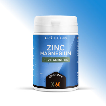 Magnésium + Zinc + Vitamine B6 - Comprimés - GPH DIFFUSION