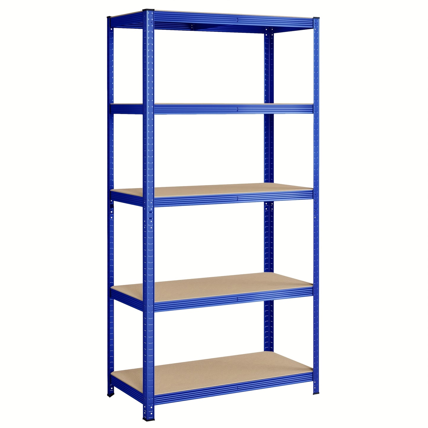 Étagère métallique 5 niveaux, capacité 600 kg, montage sans outils, 50 x 100 x 200 cm, pour garage ou remise