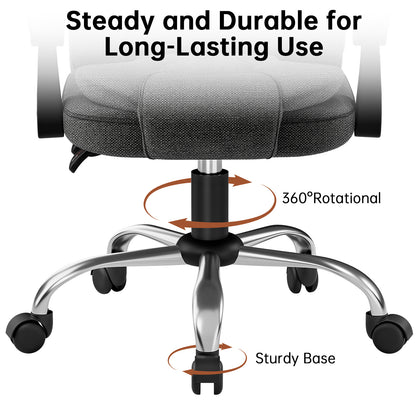 Chaise de bureau exécutive haute dossier, chaise de bureau ergonomique inclinable avec fonction d'inclinaison, chaise d'ordinateur robuste pour le travail à domicile