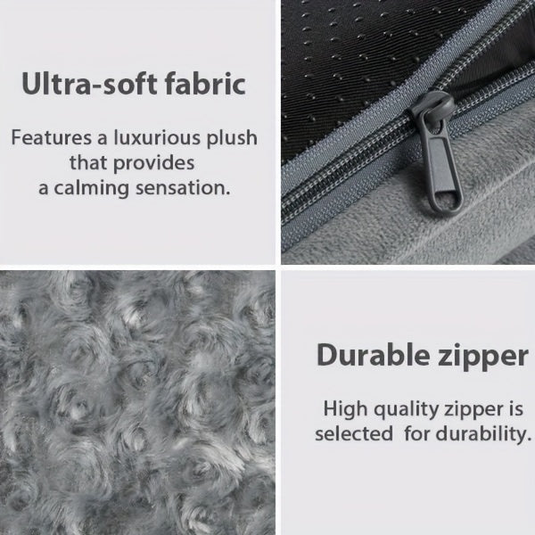 Lit orthopédique pour chien XL/XXL pour grandes races – Canapé-lit amovible et lavable avec support à caillebotis orthopédique et oreiller pour la nuque, convient aux chiens et chiots de taille moyenne à grande