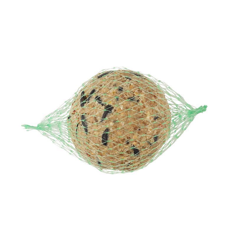 Boule de Graisse pour Oiseaux Sauvages, Nourriture Hivernale pour Oiseaux, Mélange de Graines et Céréales, 1 Pièce, 90g